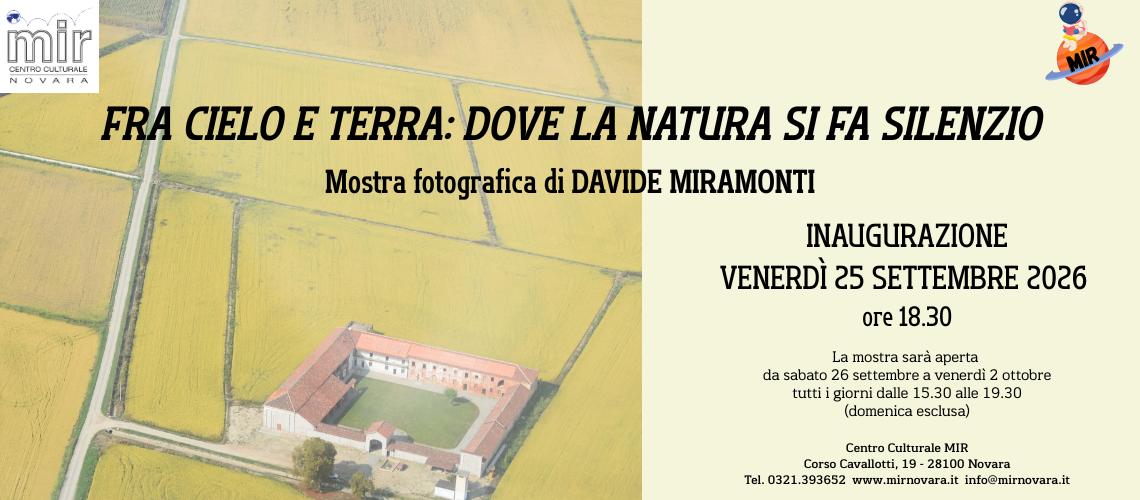 MOSTRA FRA CIELO E TERRA