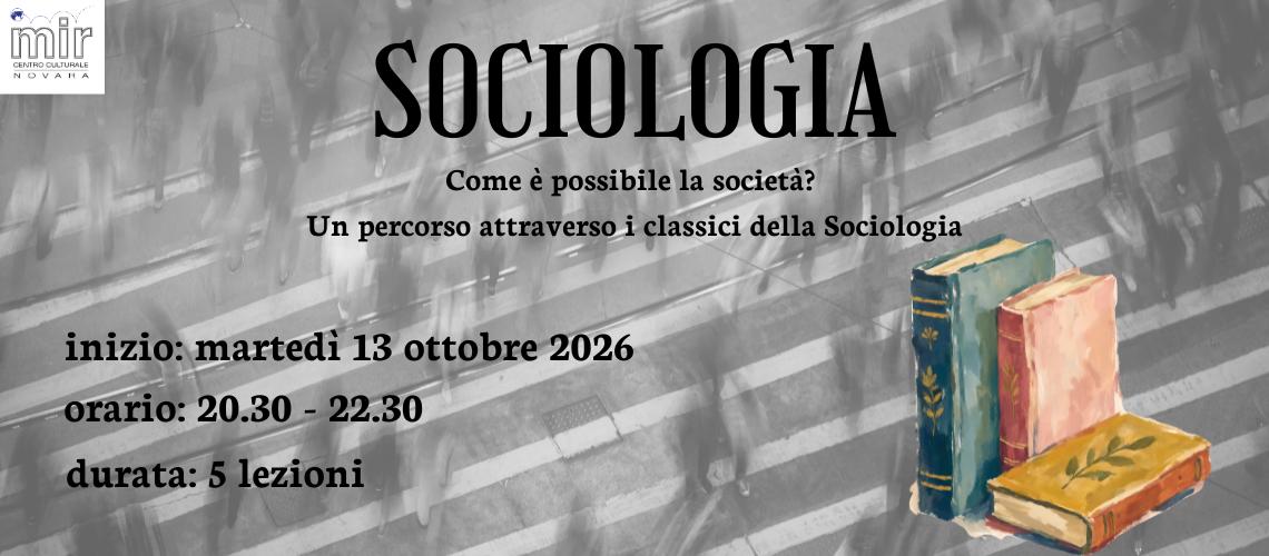 NUOVO CORSO DI SOCIOLOGIA