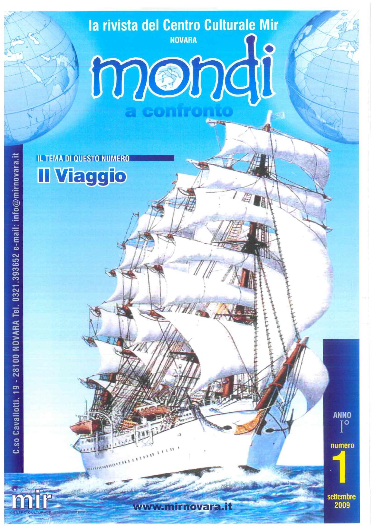 RIVISTA 1 IL VIAGGIO