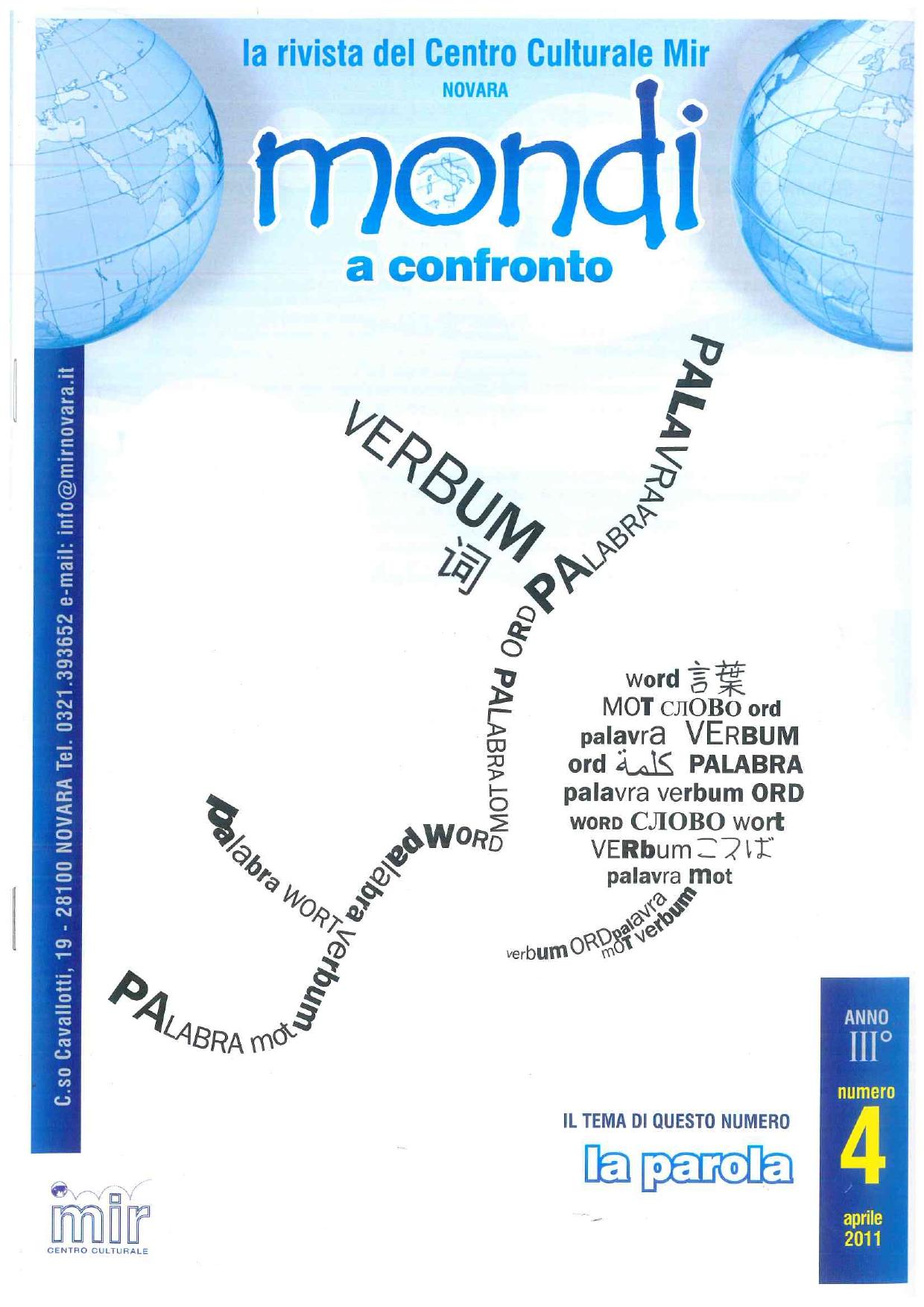 RIVISTA 4 LA PAROLA