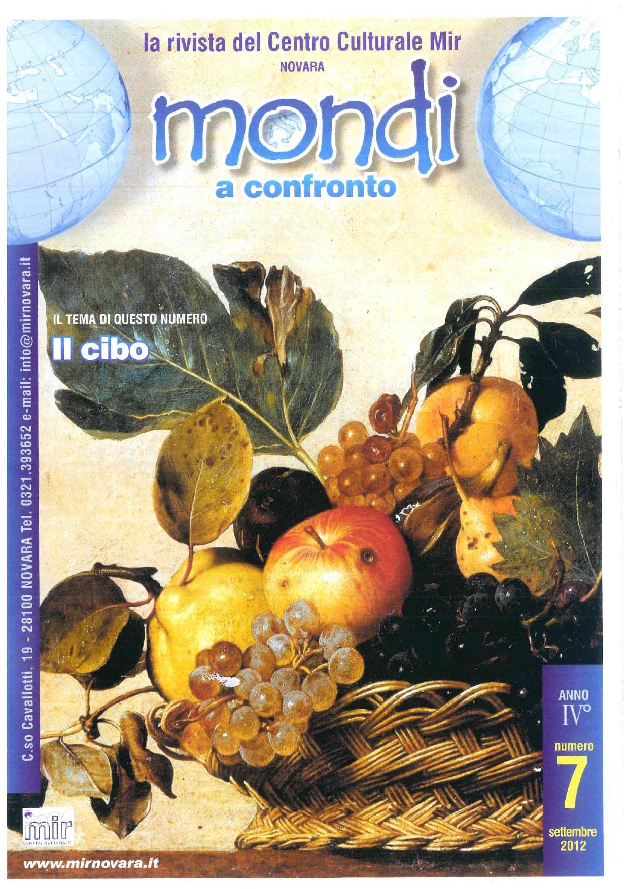 RIVISTA 7 IL CIBO