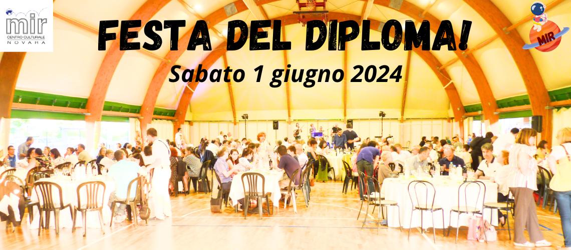 FESTA DEL DIPLOMA SABATO 1 GIUGNO 2024