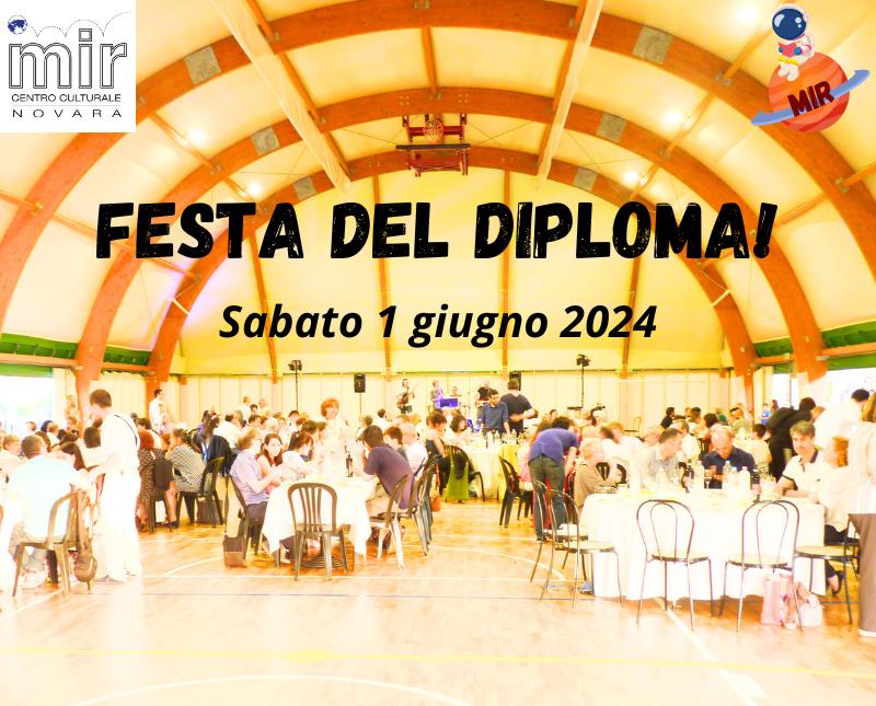 FESTA DEL DIPLOMA SABATO 1 GIUGNO 2024