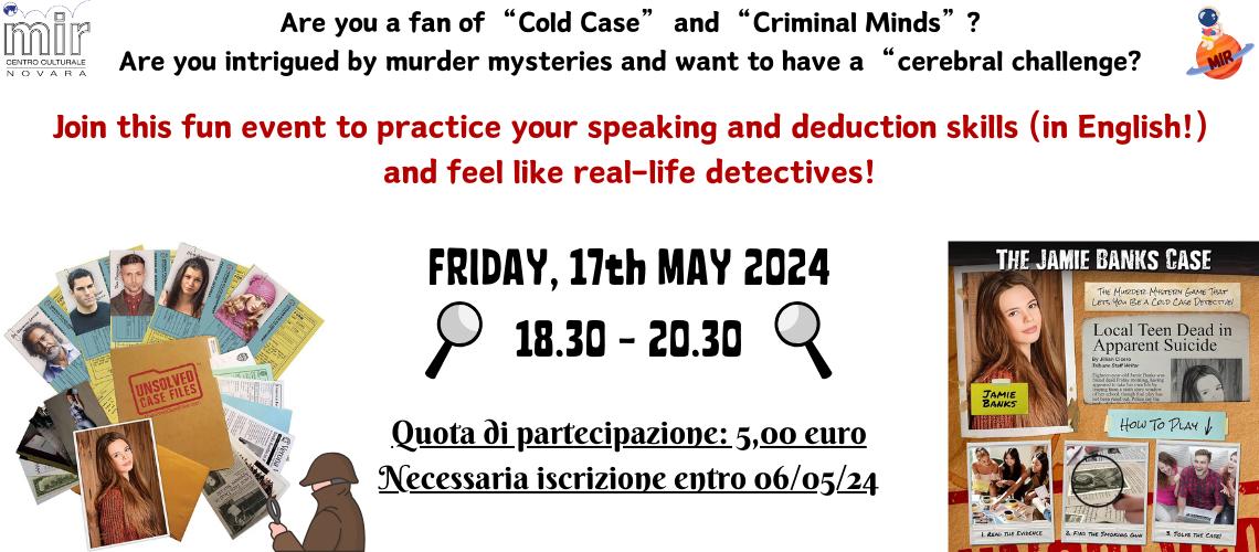 COLD CASE IN ENGLISH!