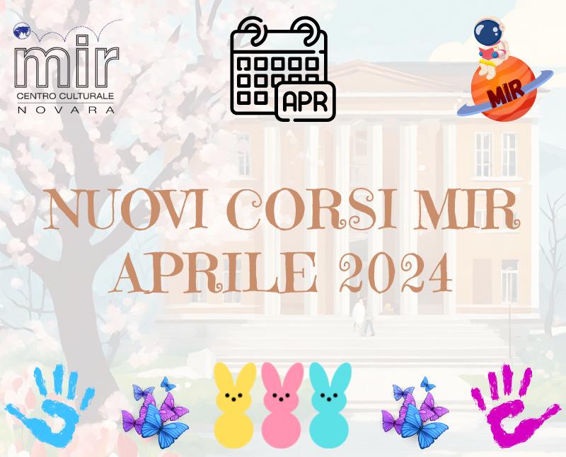 NUOVI CORSI APRILE 2024