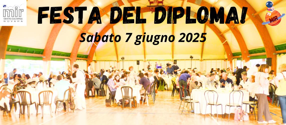 FESTA DEL DIPLOMA  SABATO 7 GIUGNO 2025